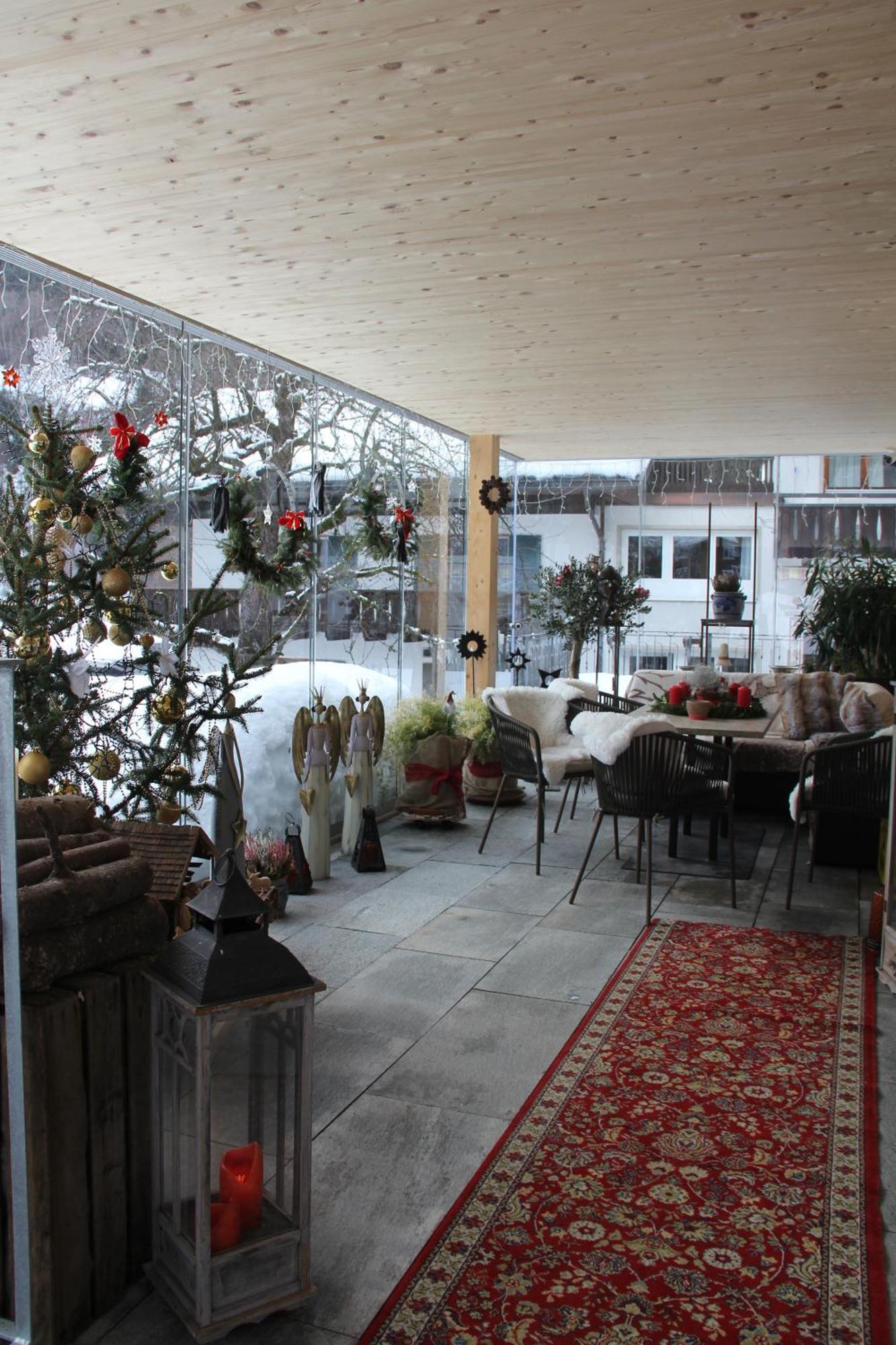 Haus Am Rain Bed and Breakfast Partenen Exteriör bild