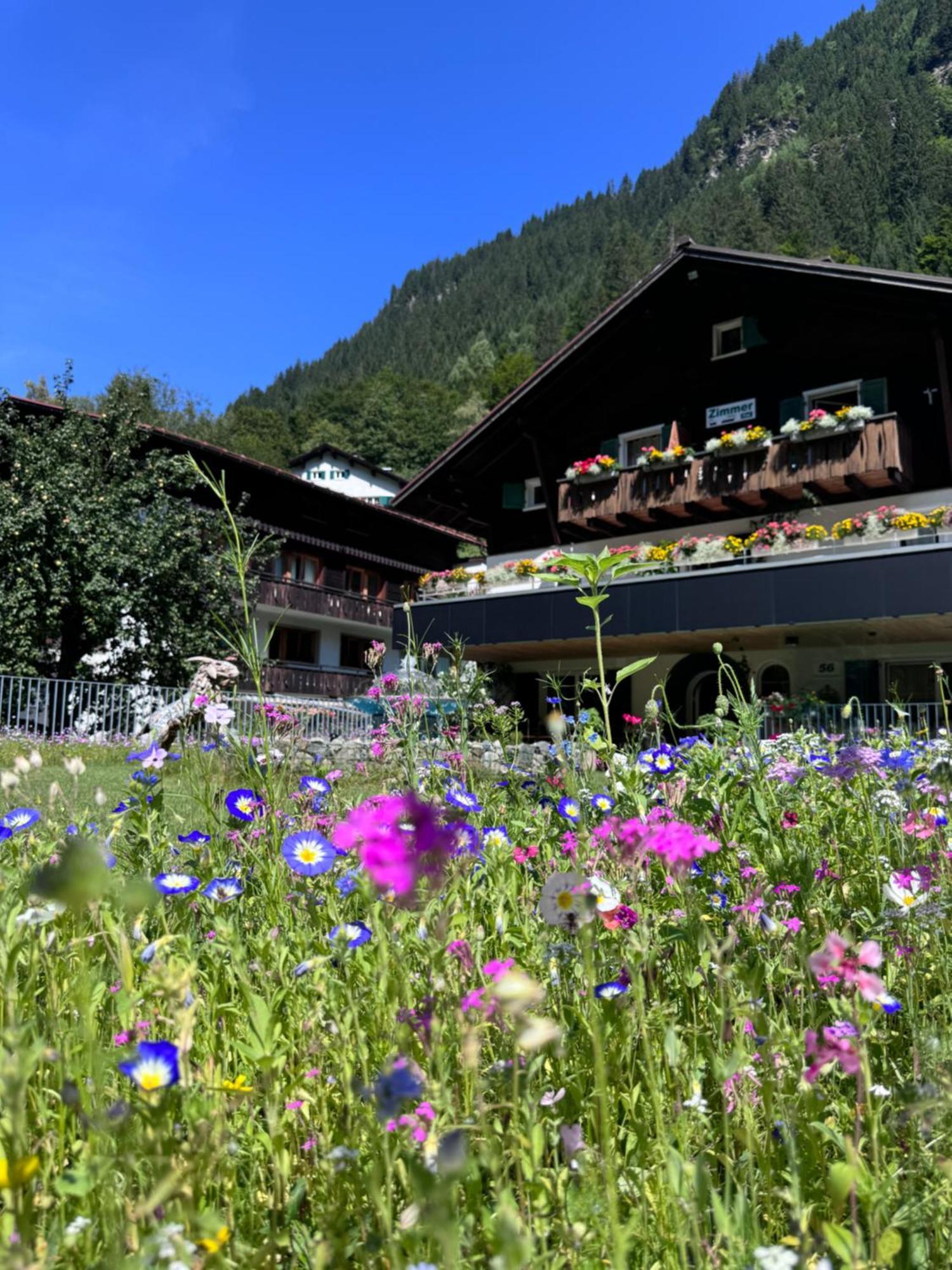 Haus Am Rain Bed and Breakfast Partenen Exteriör bild